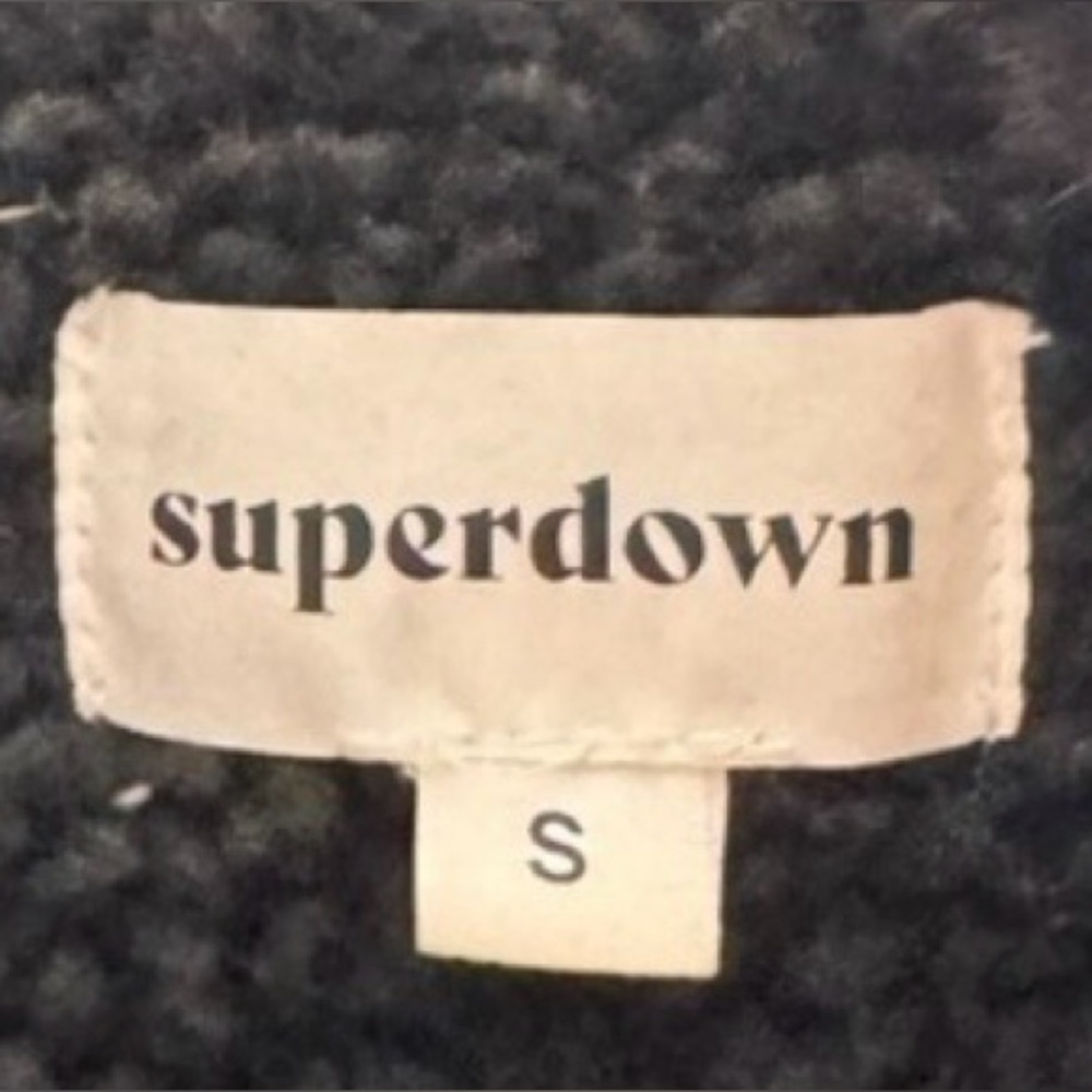 superdown Brown Leopard Print Jean Jacket with Bl… - image 10